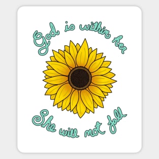 Psalm 46:5 (Large Design) Sticker